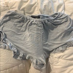 brandy melville vodi light blue shorts